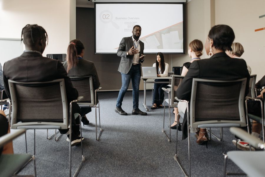 corporate training session